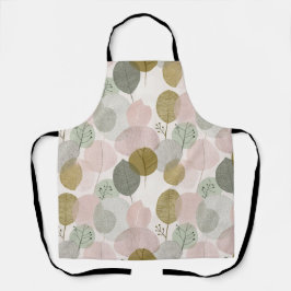 Moderne Frühlings-Botanik-All-Over-Print-Schürze Schürze