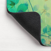 Moderne Frühlingsblumen Abstrakte Kunst Mousepad (Ecke)