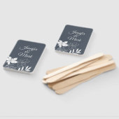 Moderne Frühlingsblumen. Einige Namen Typografie. Fächer (Non-assembled)