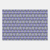 Moderne Frühlingsblumen Lilac Purple Blumen Geschenkpapier Set (Vorderseite 3)