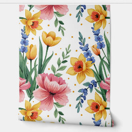 Moderne Frühlingsblumen Tapete
