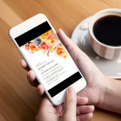 Moderne Frühlingsblumenhochzeit Einladung