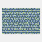 Moderne Frühlingsblüten Blumen Geschenkpapier Set (Vorderseite 3)