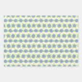 Moderne Frühlingsblüten Blumen Geschenkpapier Set (Vorderseite 2)