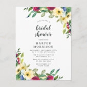 Moderne Frühlingsdusche mit Blumendach Einladung (Vorderseite)