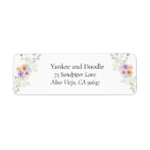 Moderne Frühlingshochzeit mit Wildblumen (Vorne)