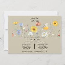 Moderne Frühlingshochzeit mit Wildblumen - Abendes