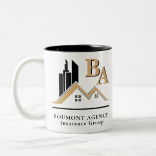 Moderne Fügen Sie Ihr eigenes Logo hinzu Professio Zweifarbige Tasse