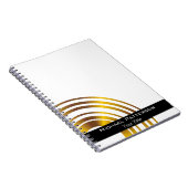 Moderne Führungskräfte Kreise Beruflich Personalis Notizblock (Rechte Seite)