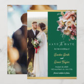 Moderne Full Foto Doppelseitige Save the Date-Kart Date (Vorne/Hinten)