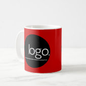 MODERNE FUN BOLD MACHEN IHR EIGENES LOGO ROT KAFFEETASSE (Vorderseite Links)