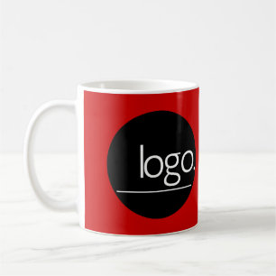 MODERNE FUN BOLD MACHEN IHR EIGENES LOGO ROT KAFFEETASSE