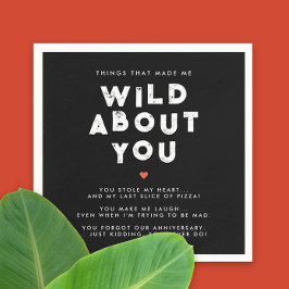 Moderne Fun-Fakten: Schwarze und Weiße Paare flirt Serviette