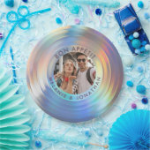 Moderne Fun Holographic Bon Appetit Custom Wedding Pappteller (Party)