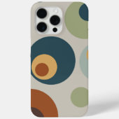 Moderne Fun-Kreise des Mitteljahrhunderts Case-Mate iPhone Hülle (Rückseite)