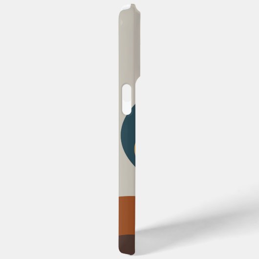 Moderne Fun-Kreise des Mitteljahrhunderts Case-Mate iPhone Hülle (Rückseite / Rechts)