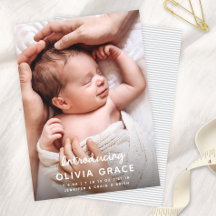 Moderne Fun Script Einführung Baby Birth