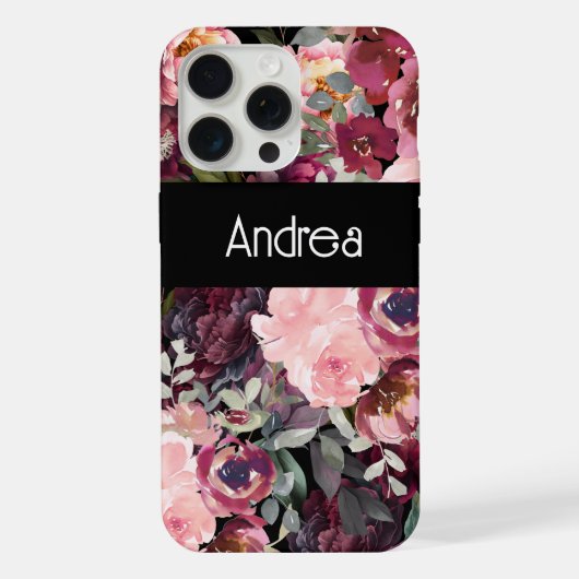 Moderne Fun Typografie iPhone Hülle (Rückseite)
