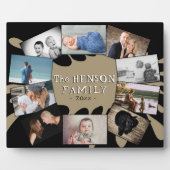 Moderne Fun Years halten Foto Collage Fotoplatte (Vorderseite)