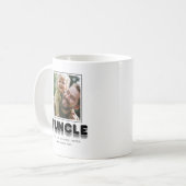 Moderne Funcle-Onkel-Foto Kaffeetasse (Vorderseite Links)
