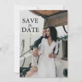 Moderne Fünf-Foto-Save-the-Date-Karte Save The Date (Vorderseite)