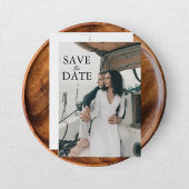 Moderne Fünf-Foto-Save-the-Date-Karte Save The Date