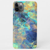 Moderne Funky farbenfrohe Polygon Mosaikkunst Must iPhone Hülle (Rückseite)