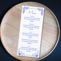 Moderne Funky Whimsical Blue Hand Draw Bow