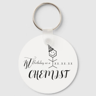Moderne Funny Chemiker Apotheker Birthday Chemie Schlüsselanhänger
