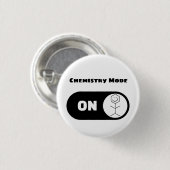 Moderne Funny Chemiker Chemiker Chemiker Button (Vorne & Hinten)