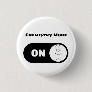 Moderne Funny Chemiker Chemiker Chemiker Button