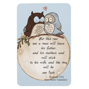 Moderne Funny Couple Owls Hochzeit Inspiriert durc Magnet