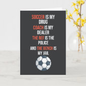 Moderne Fußball-Karten für Kindersportler Karte (Gelbe Blume)