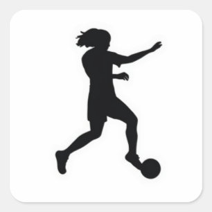 Moderne Fußball-Meisterschaftsabzeichen Sportaufkl Quadratischer Aufkleber