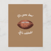 Moderne Fußballtaktik Budget 1. Geburtstag Einladu (Rückseite)