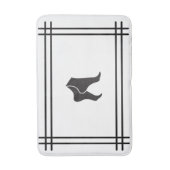 Moderne, füßig Inspiriert Bathmatte mit dekorative Badematte (Vorderseite Vertikal)