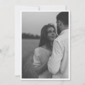 Moderne Future Mrs Brautparty-Foto-Einladung Einladung (Rückseite)