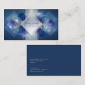 Moderne futuristische Geometrie Visitenkarte (Vorne/Hinten)