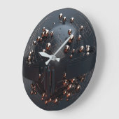 Moderne futuristische große wanduhr (Winkel)