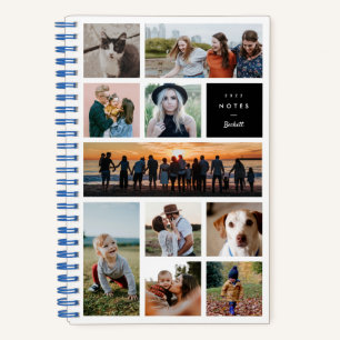 Moderne Galerie Zehn Foto Collage Notebook Notizblock