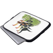 Moderne Game Rooders Laptopschutzhülle (Vorne Knopf)