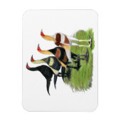 Moderne Game Rooders Magnet (Vertikal)