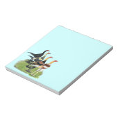Moderne Game Rooders Notizblock (Rotiert)