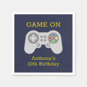 Moderne Gamer aller Altersgruppen Serviette (Vorderseite)