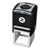 Moderne Garden Print Individuelle Name Rücksendead Permastempel (Produkt)