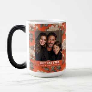 Moderne Gardenien Blumenstrauß Stepdad Day Espress Verwandlungstasse