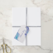 Moderne Gastgeschenk Hochzeit für Wasserfarben Geschenkanhänger (Mit Garn)