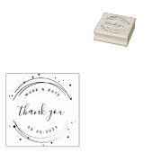 Moderne Gastgeschenk Hochzeit Gummistempel (Stempel)
