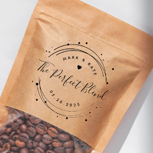 Moderne Gastgeschenk Hochzeit Gummistempel