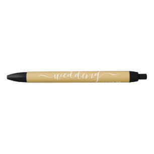 Moderne Gastgeschenk Hochzeit mit einfachen Schrif Kugelschreiber
